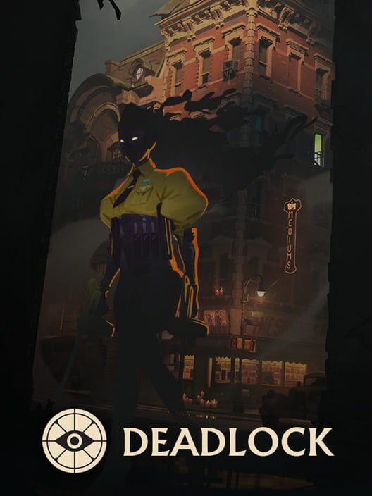 Stylized Deadlock poster art at night