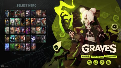 Deadlock hero Graves character art