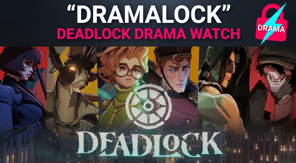 Deadlock character posing in a city street