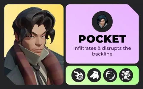 Deadlock hero Pocket character card