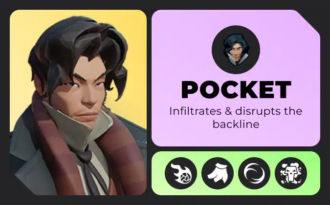 Deadlock hero Pocket character card