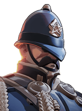 Deadlock hero Warden character card