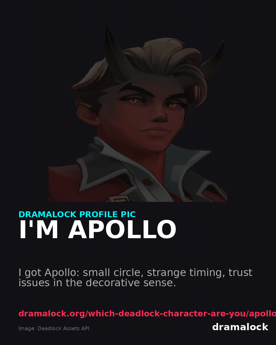Apollo DramaLock share card