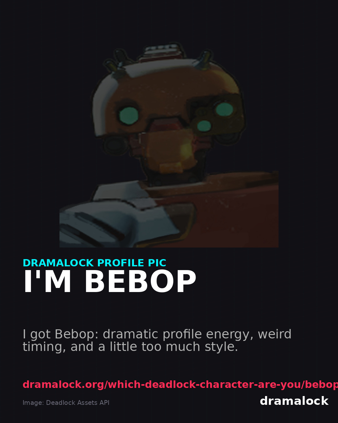 Bebop DramaLock share card
