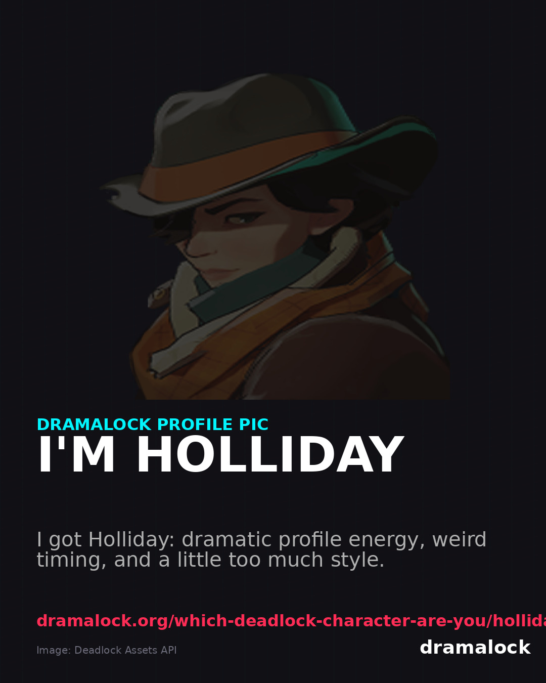 Holliday DramaLock share card
