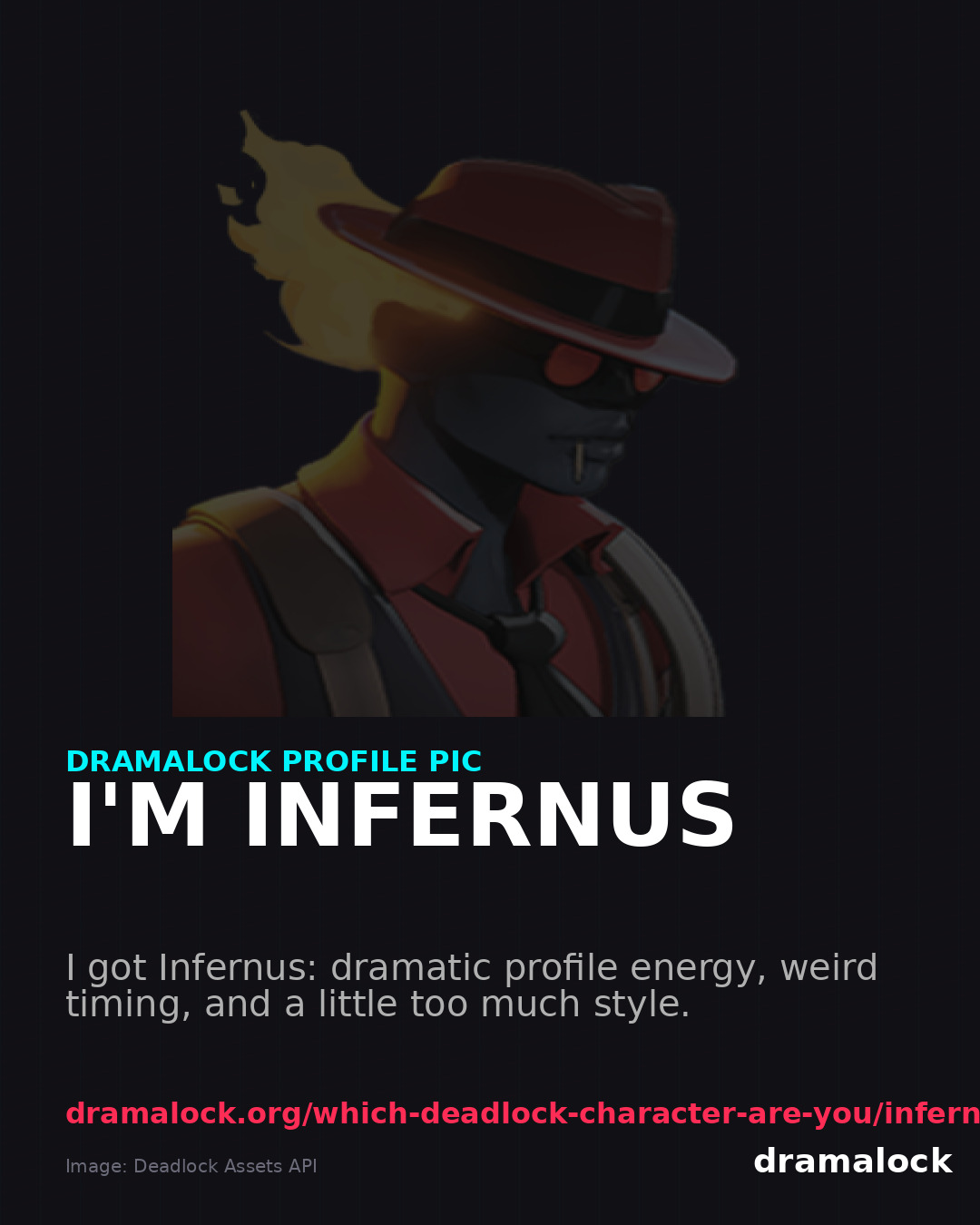 Infernus DramaLock share card