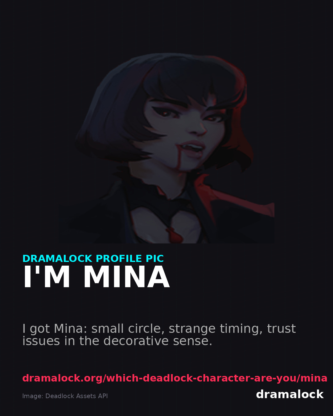 Mina DramaLock share card