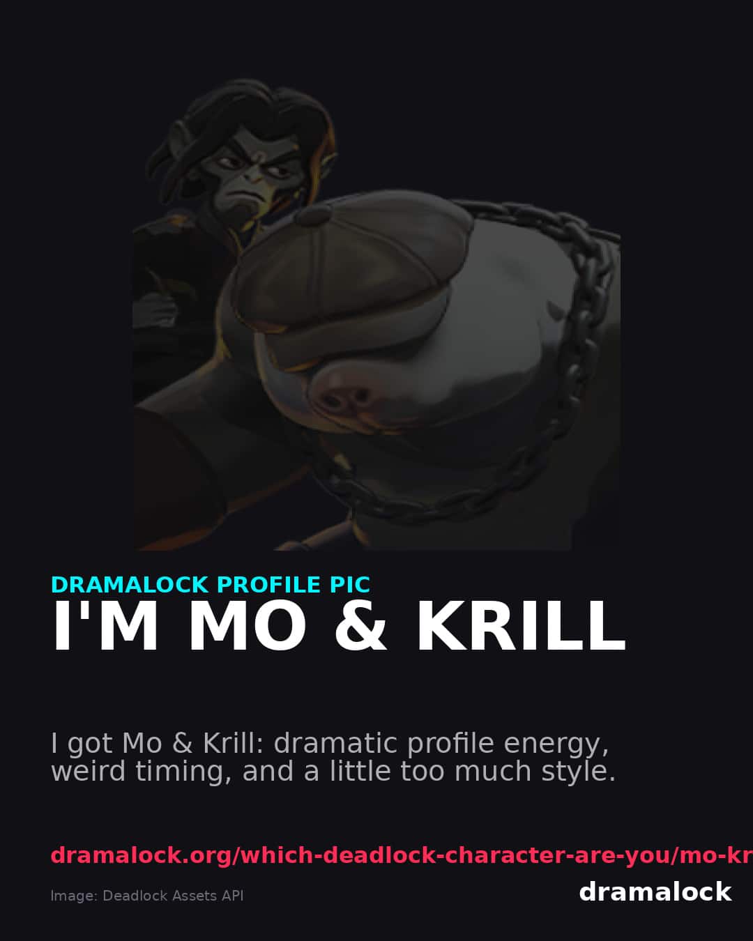 Mo & Krill DramaLock share card