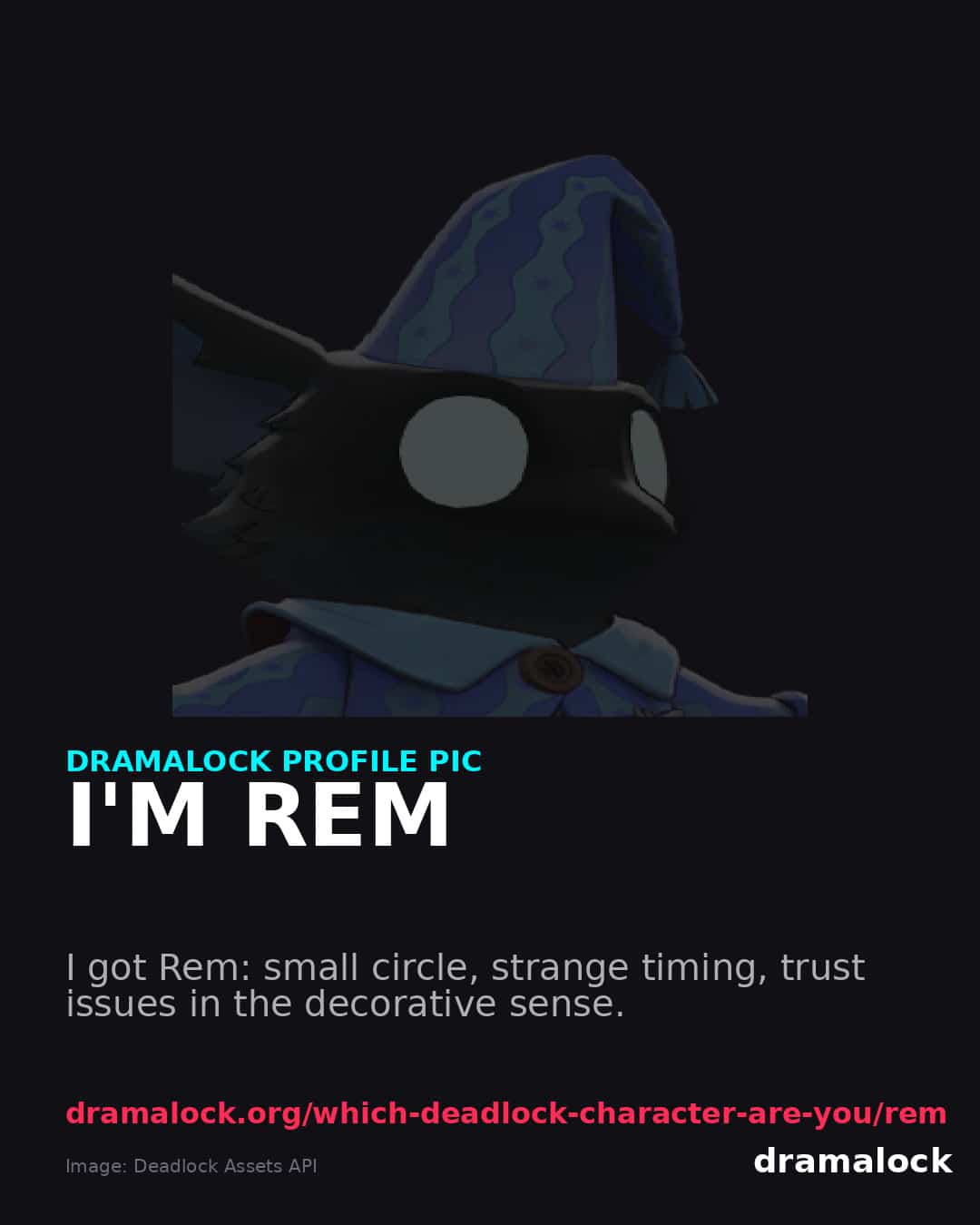 Rem DramaLock share card
