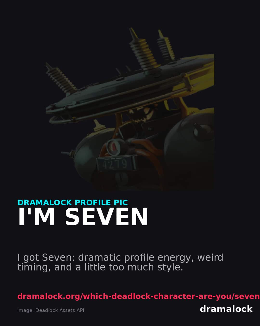 Seven DramaLock share card