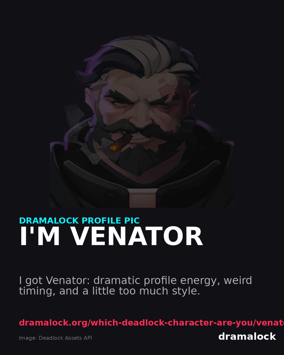 Venator DramaLock share card