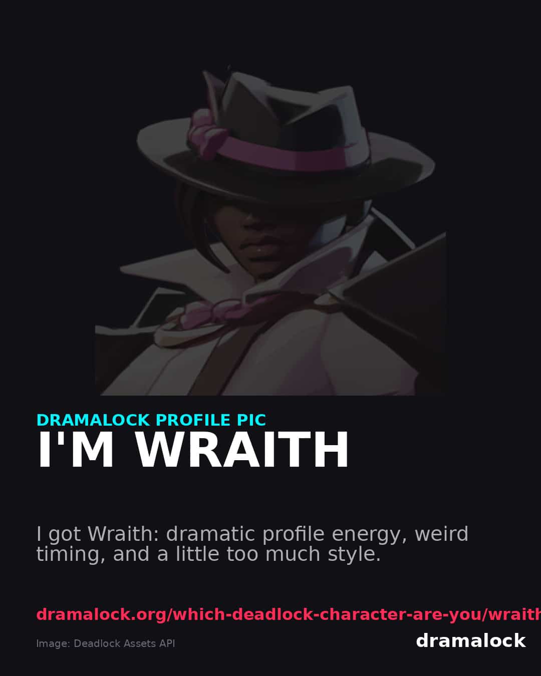 Wraith DramaLock share card